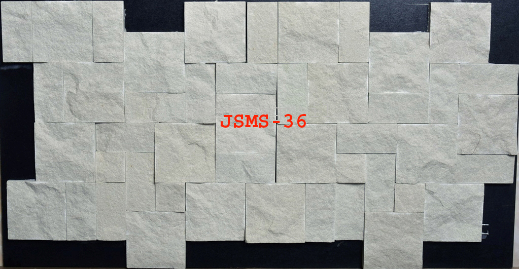 Exclusive Popular White Split Stone Mosaic Elevation Tile